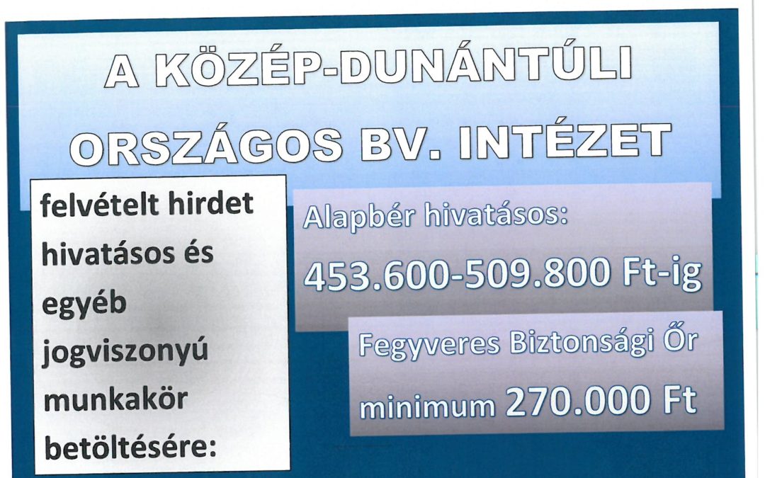 BV. intézet tájékoztató