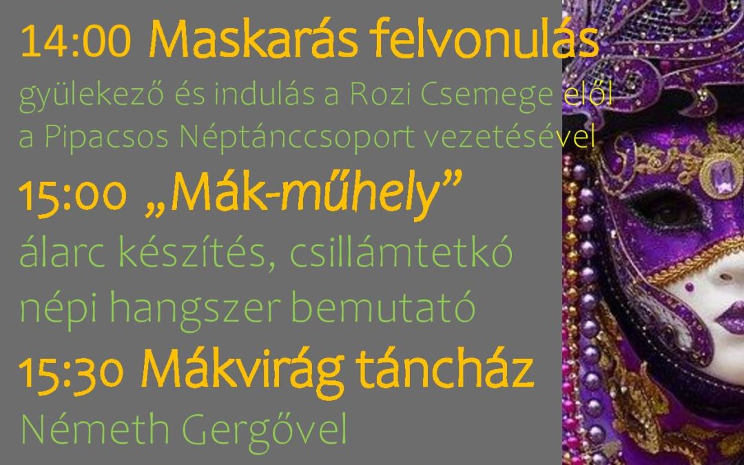 Maskarás felvonulás 2022.02.18